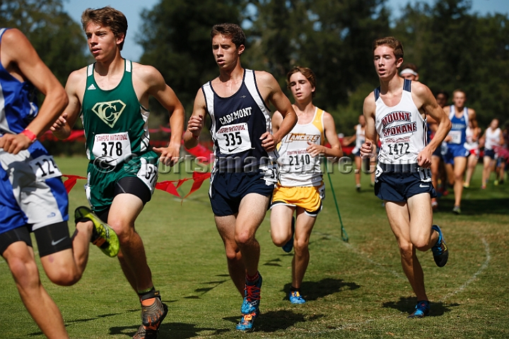 2014StanfordSeededBoys-364.JPG - Seeded boys race at the Stanford Invitational, September 27, Stanford Golf Course, Stanford, California.